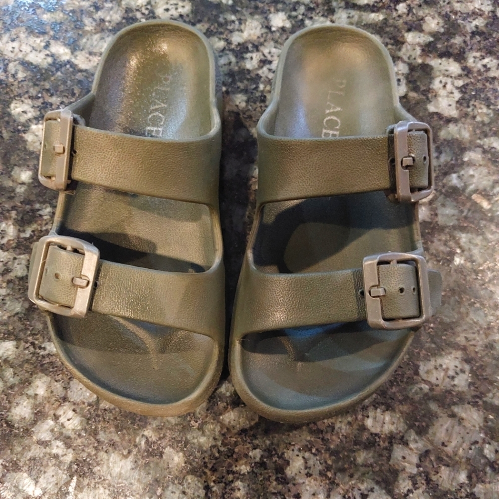 Like New Army Green Sandals